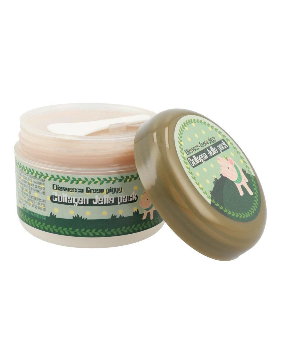 Crema facial recomendada para prevenir signos de la edad día y noche Green Piggy Collagen Jella Pack todo tipo piel 2