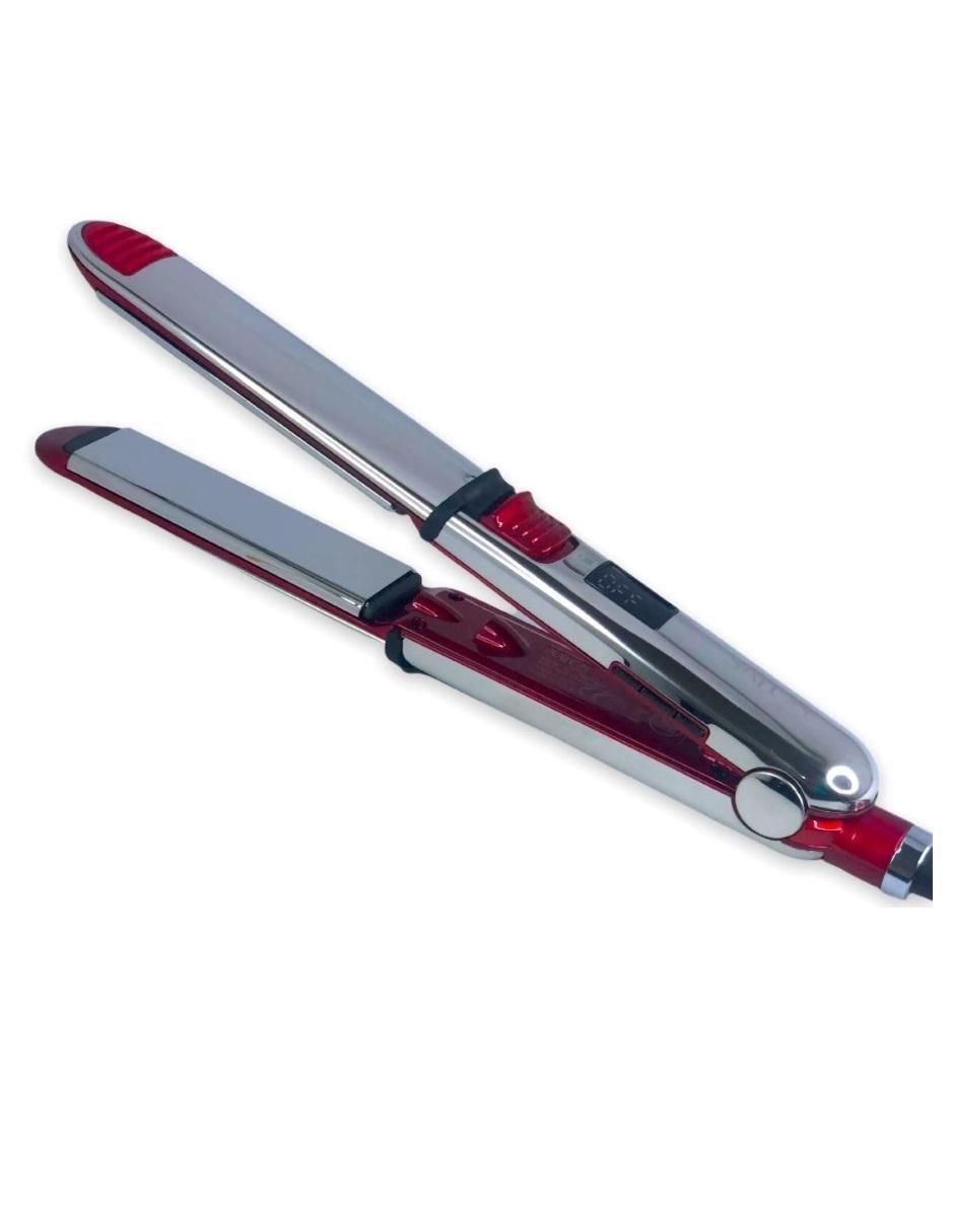 Alaciadora Saloplast Stainless Steel 2 in 1 Curling Wand placas de titanio