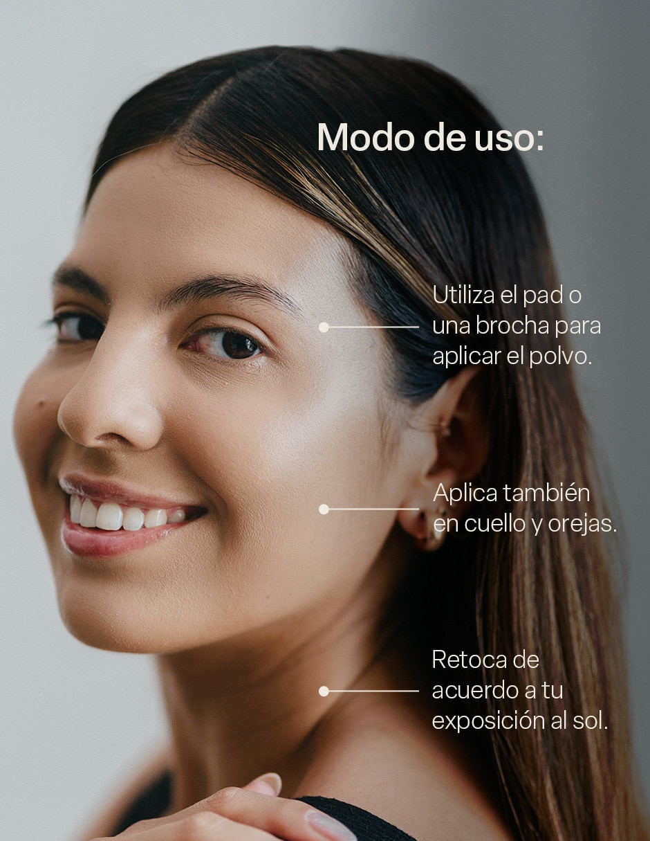 Protector solar FPS 30 polvo facial 30 g 4