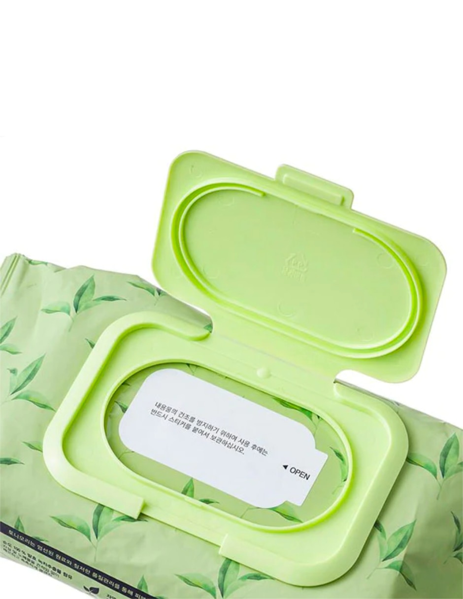 Limpiador facial The chok chok green tea cleansing tissue Tony Moly The chok chok green tea para purificar