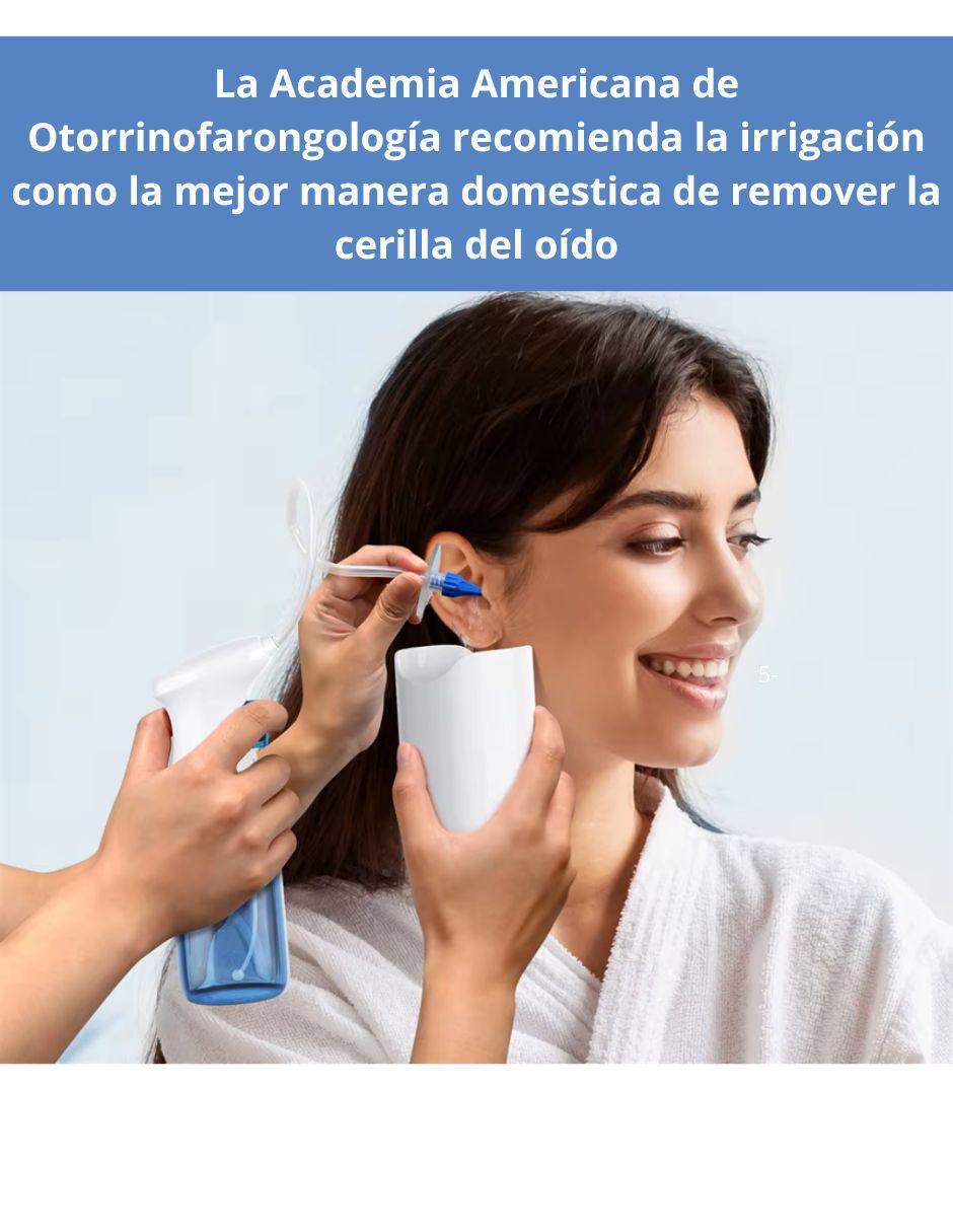 Tratamiento focalizado kit de irrigación o lavado de oídos eléctrico / manual Purificador Hailcare 2
