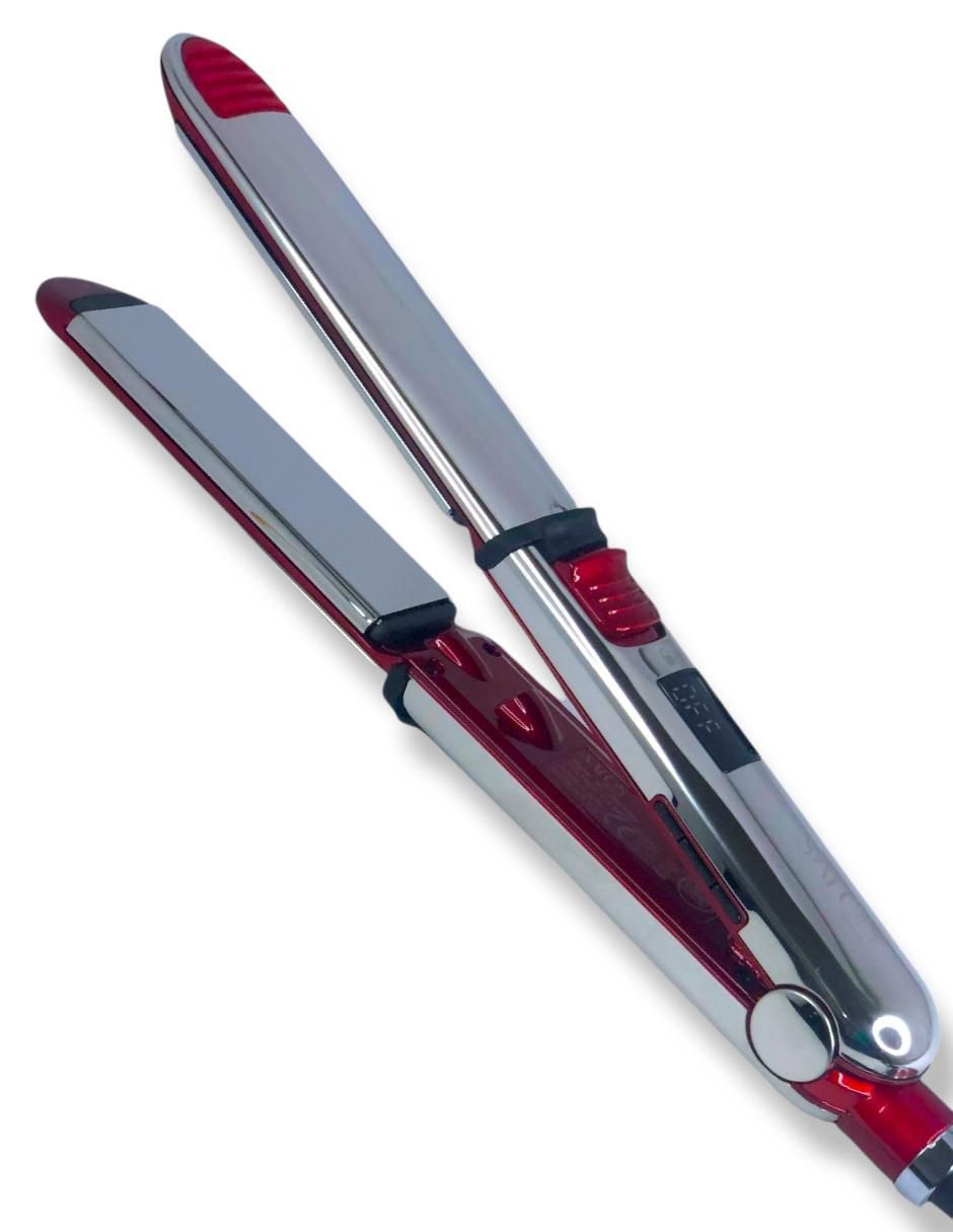 Alaciadora Salon Beauty Stainless Steel 2 in 1 Curling Wand placas de titanio
