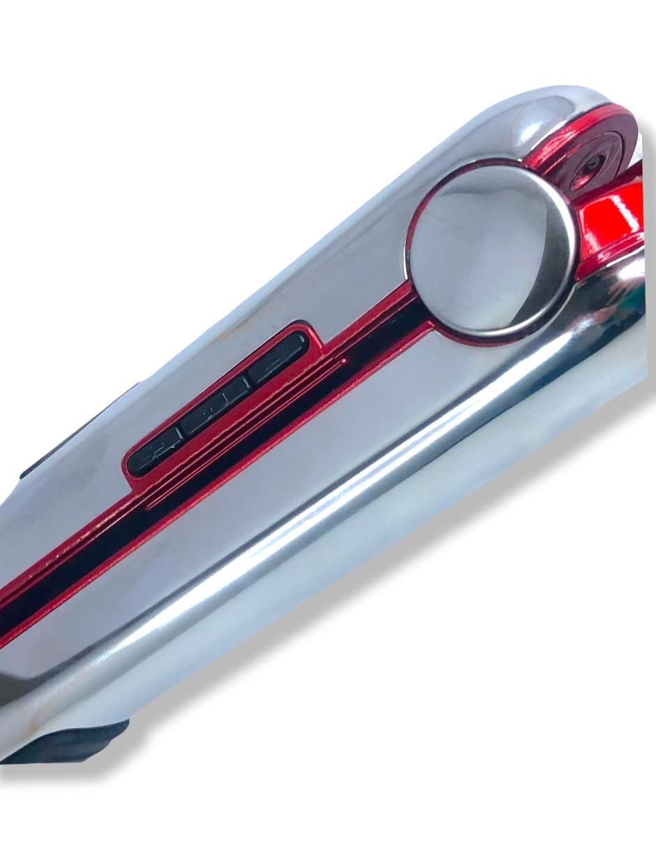 Alaciadora Salon Beauty Stainless Steel 2 in 1 Curling Wand placas de titanio