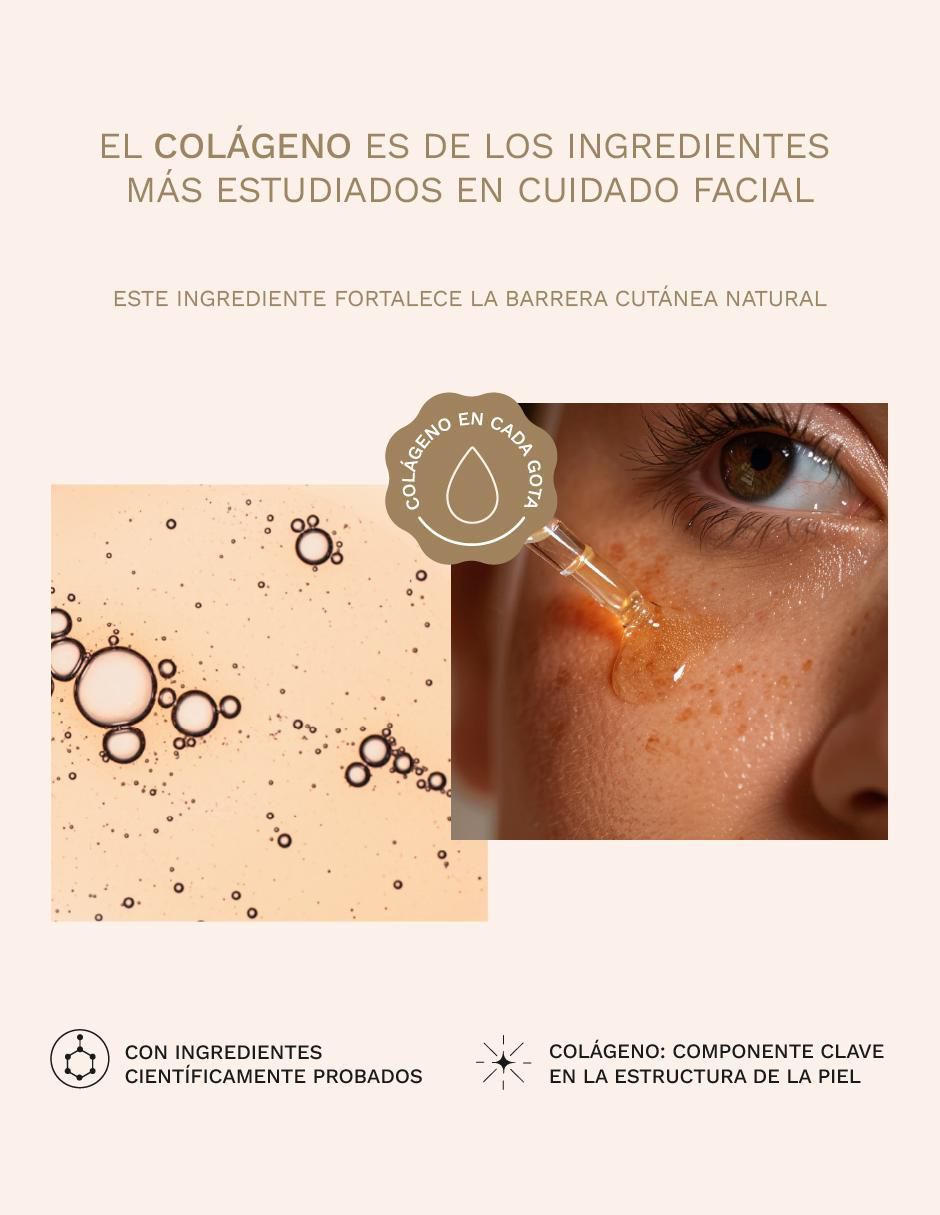 Sérum de retinol facial antiarrugas Baba Caracol Colágeno Collagenic todo tipo piel