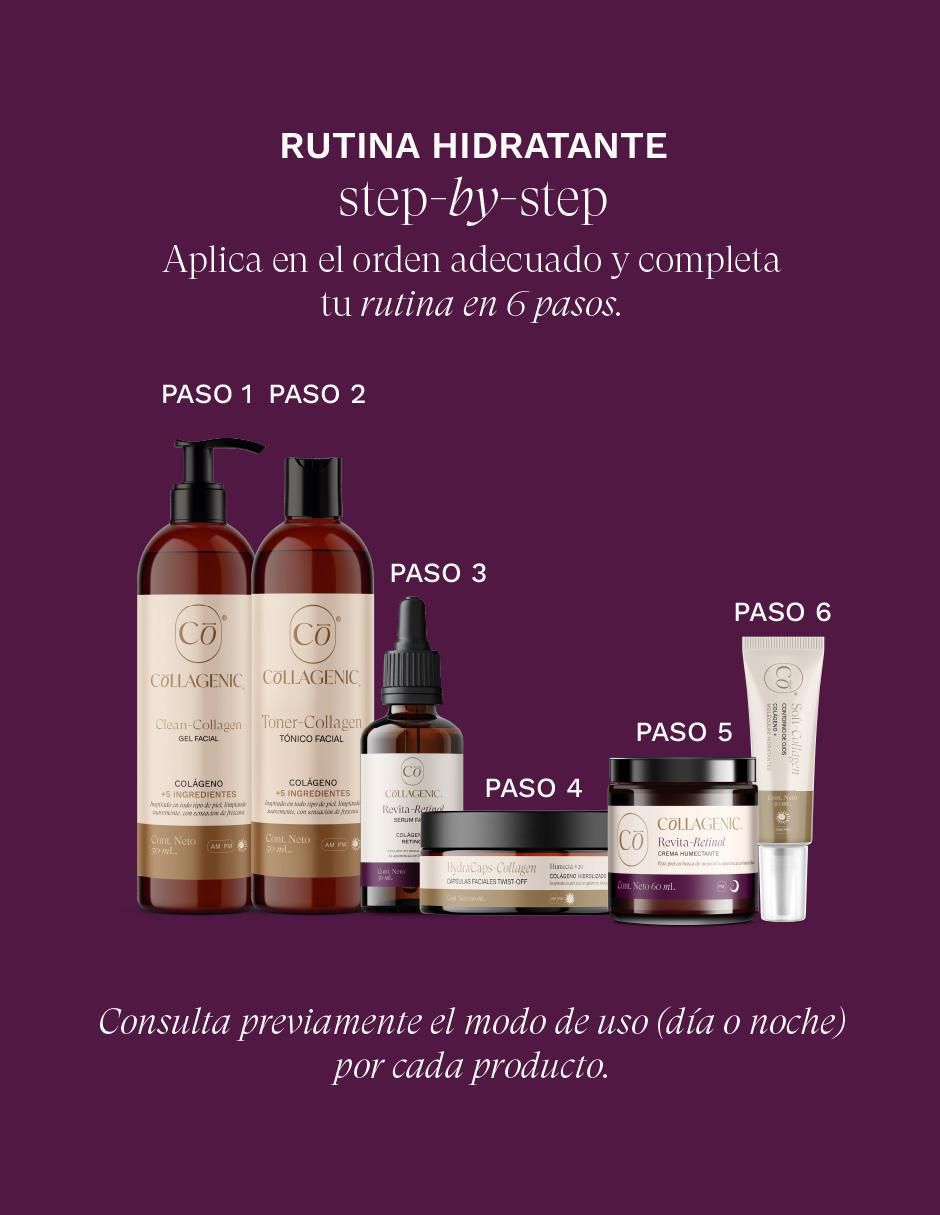 Sérum de retinol facial antiarrugas Baba Caracol Colágeno Collagenic todo tipo piel