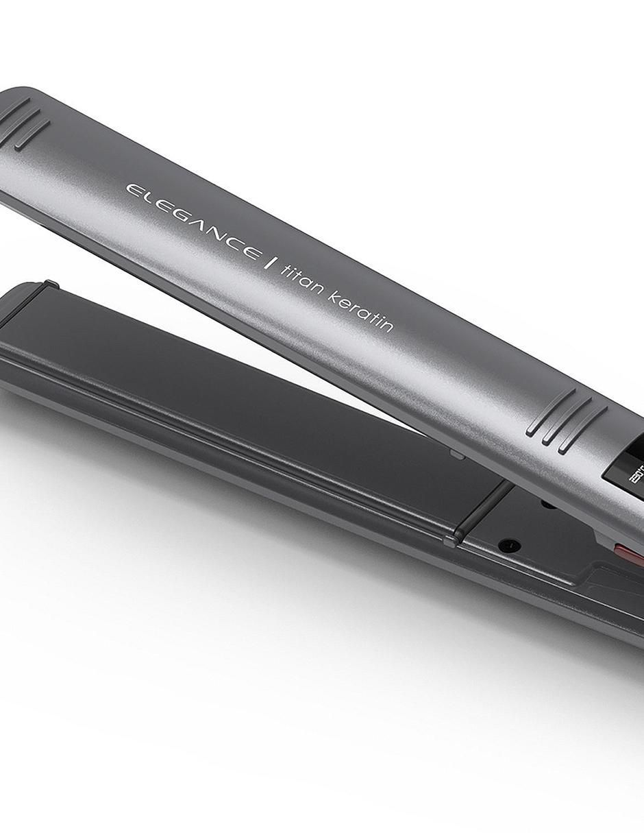 Alaciadora LED Gama Elegance Titan Keratin placas de turmalina 3