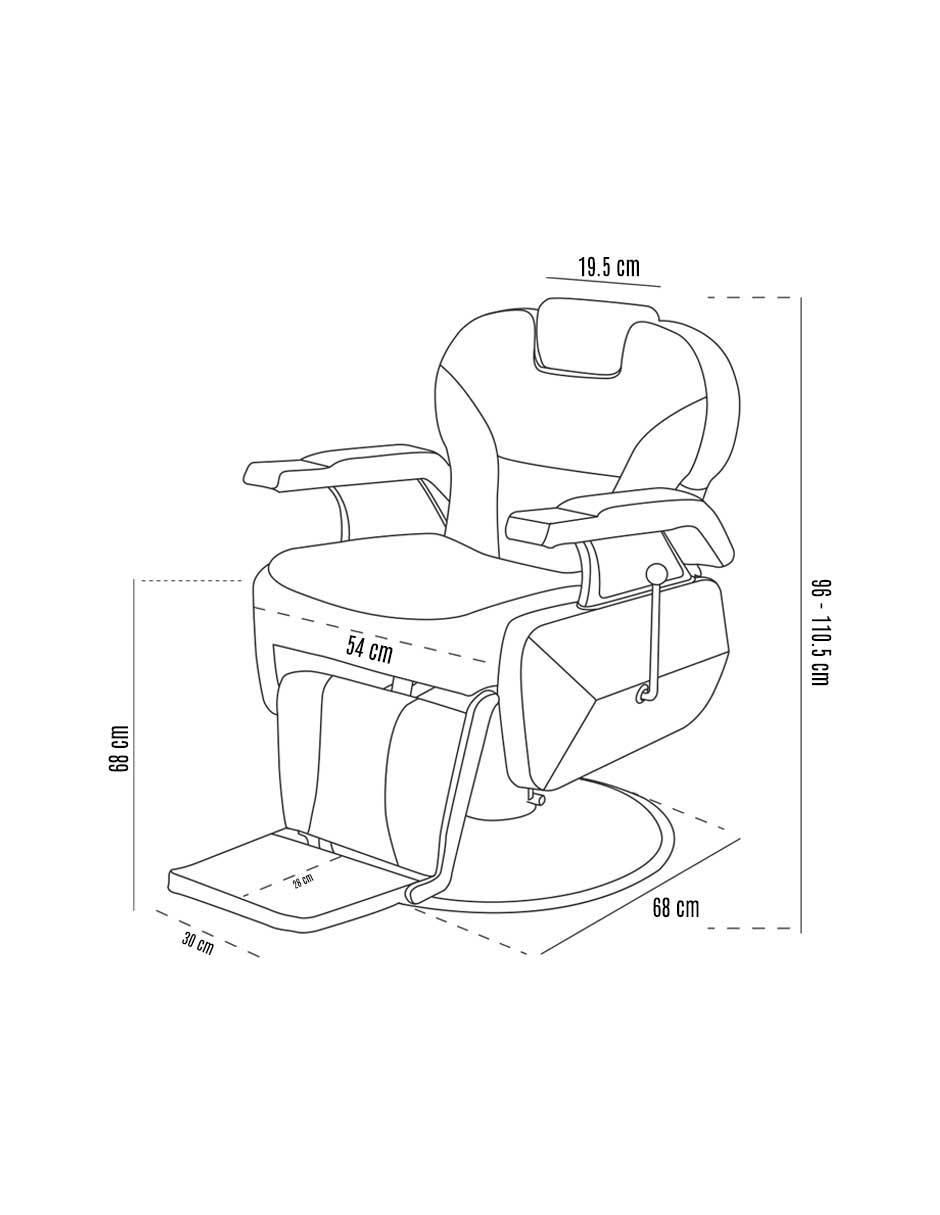 Sillón para barbería 6