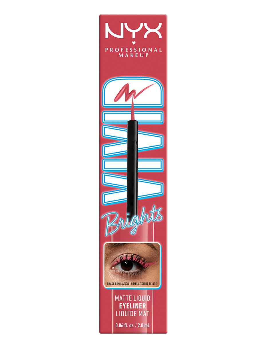 Delineador para ojos mate Professional Makeup Vivid Brigts Liquid Liner