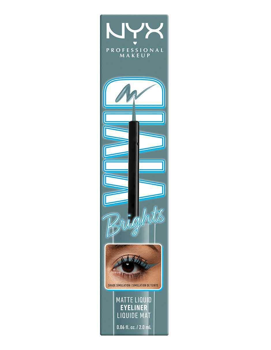 Delineador para ojos mate Professional Makeup Vivid Brigts Liquid Liner 1