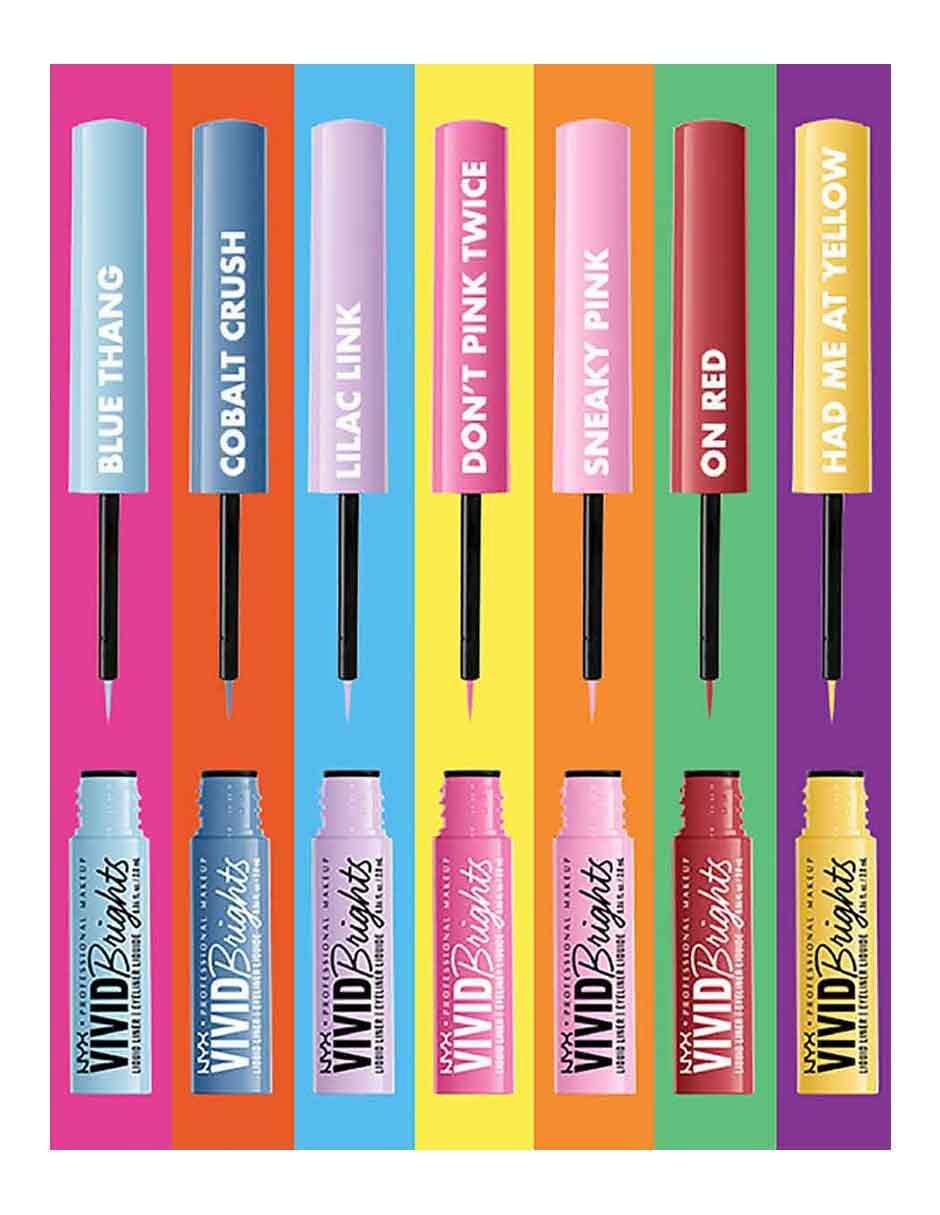 Delineador para ojos mate Professional Makeup Vivid Brigts Liquid Liner 8