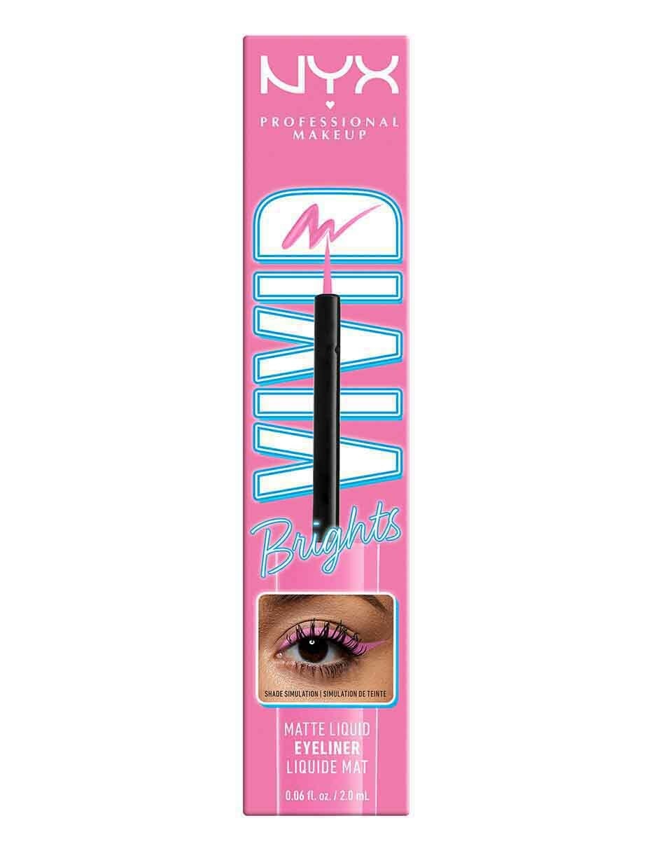 Delineador para ojos mate Professional Makeup Vivid Brigts Liquid Liner