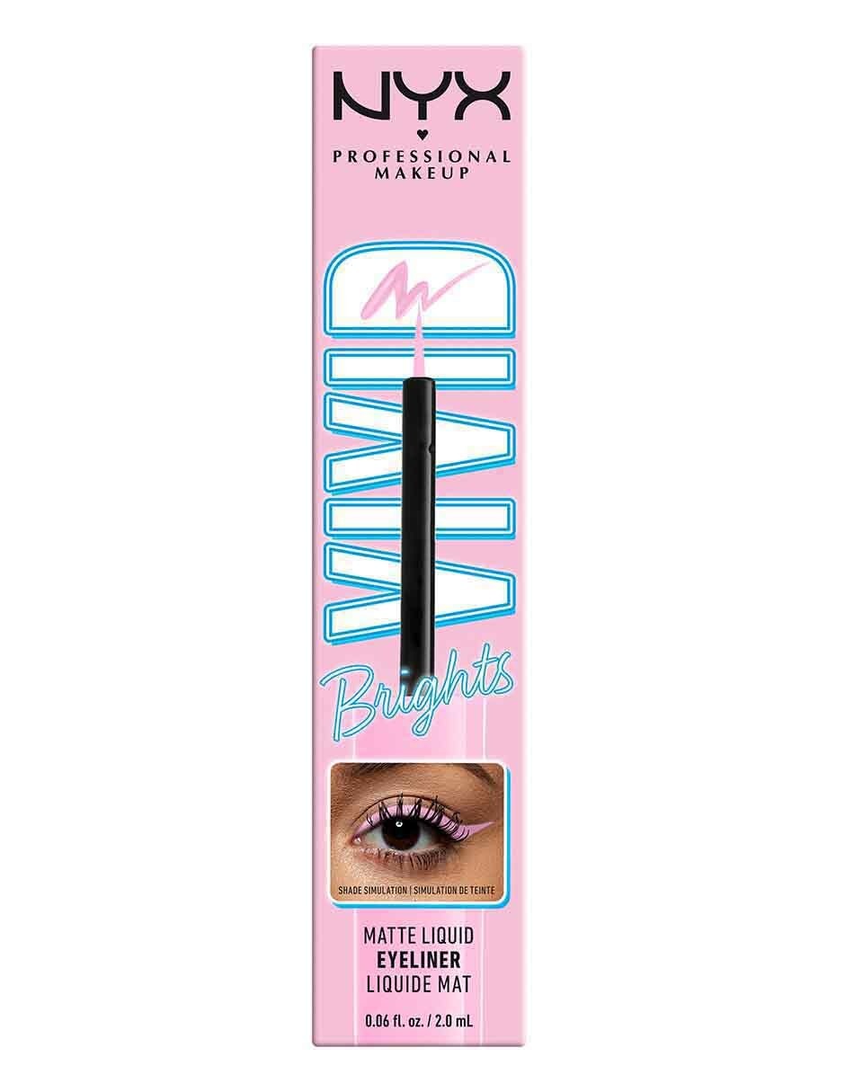 Delineador para ojos mate Professional Makeup Vivid Brigts Liquid Liner Delineador para ojos mate Professional Makeup Vivid Brigts Liquid Liner