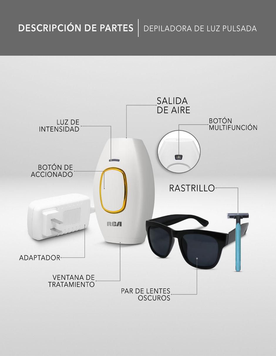 Depiladora IPL para rostro y cuerpo RC-IPL