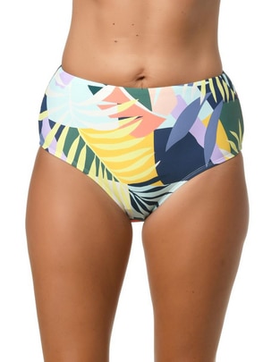 Bikini Jantzen estampado a la cintura para mujer