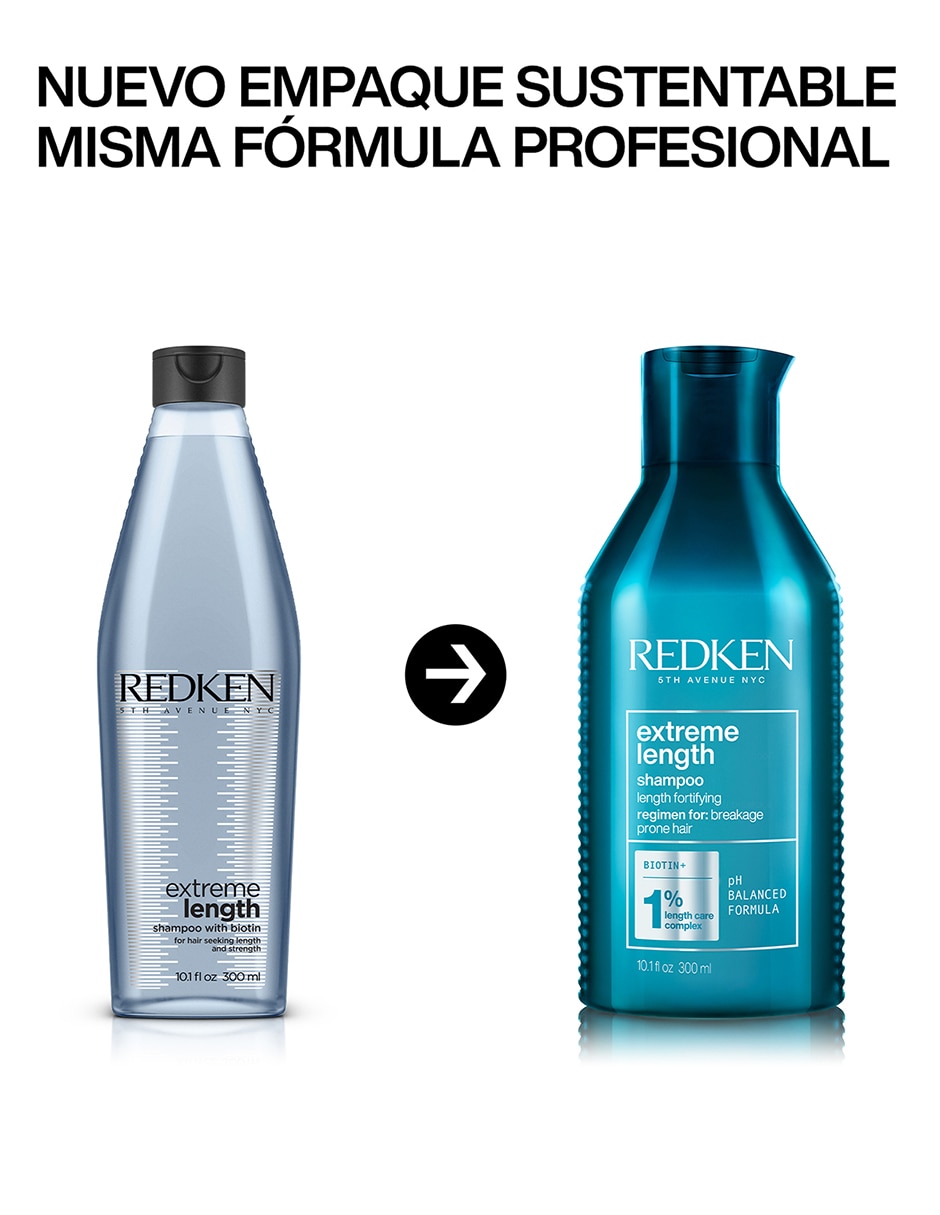 Shampoo anticaída para cabello fino Extreme Length 300 ml 3