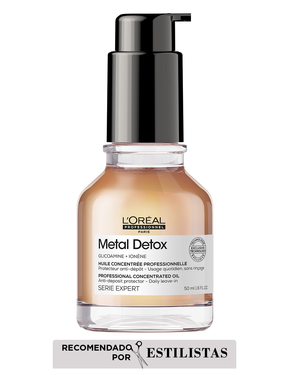 Sérum en aceite concentrado detoxificante para todo tipo de cabello Metal detox 50 ml 5