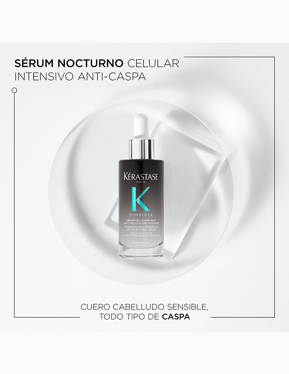 Sérum limpiador para cabello Nuit Anti-Pelliculaire Intensif, Nocturo Intensivo Anti-Caspa​ 90 ml Symbiose 6