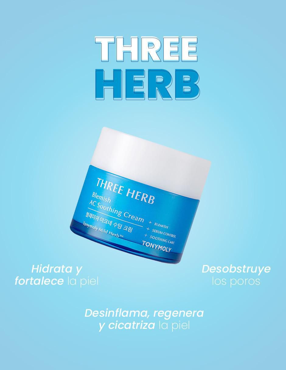 Crema facial recomendada para acné día y noche Tony Moly Acné Y Poros para piel seca y sensible