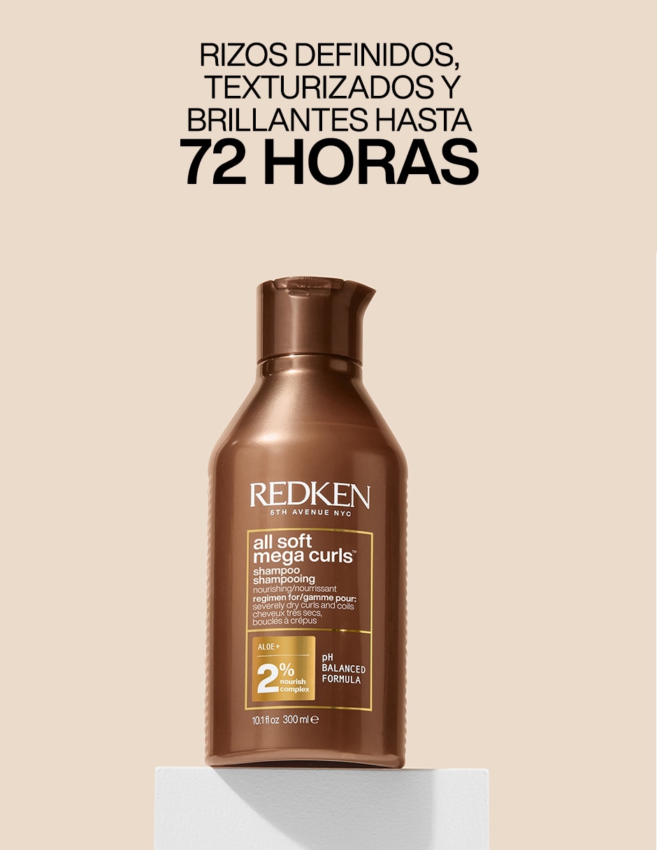 Shampoo hidratante para cabello rizado All Soft Mega Curls 300 ml 5