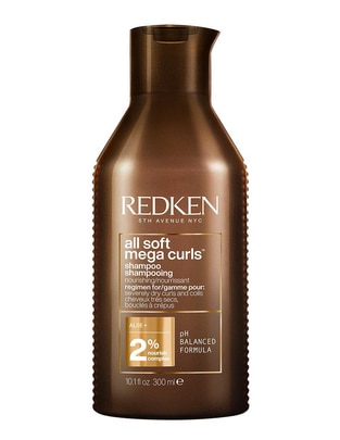 Shampoo hidratante para cabello rizado All Soft Mega Curls 300 ml