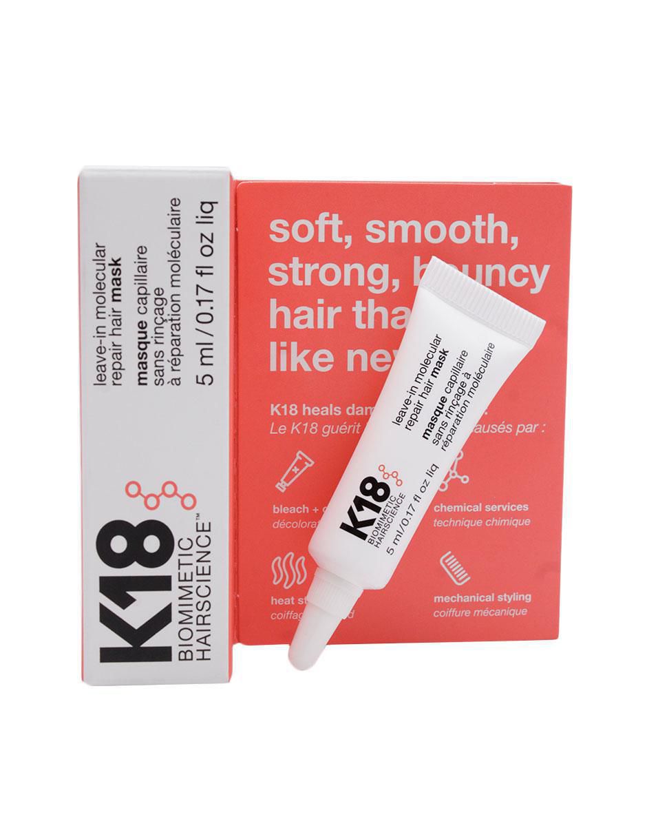 Tratamiento para capilar Leavein Repair Mask Single Tube Card reparador K18 Leave-In Repair Mask Single Tube Card 3