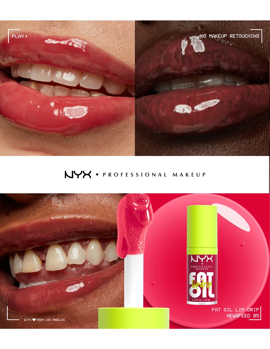 Brillo labial Nyx Professional Makeup brillante