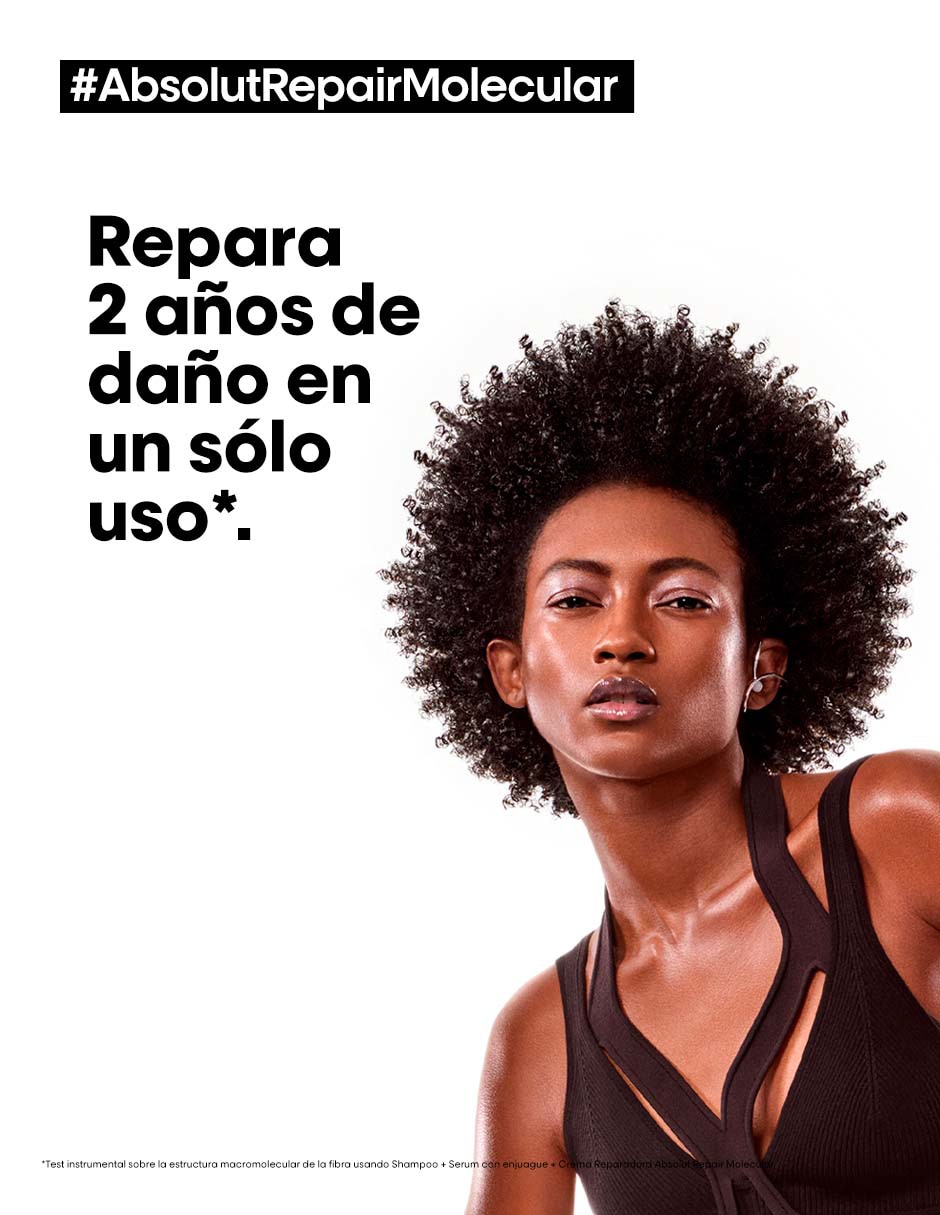 Shampoo reparador para cabello Absolut Repair Molecular 300 ml 3