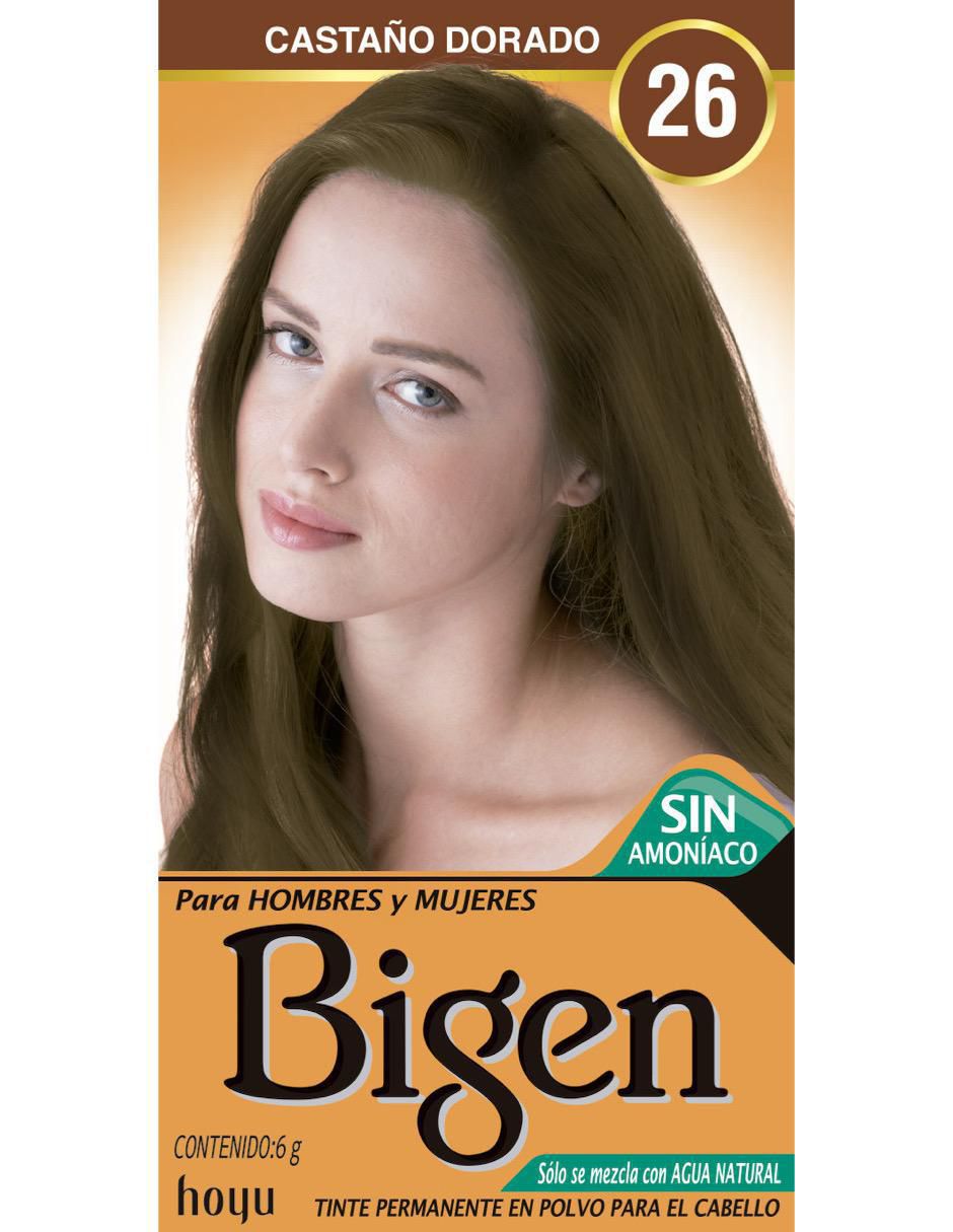 Tinte para cabello permanente en polvo Bigen Matices tono 5.13 castaño claro cenizo dorado