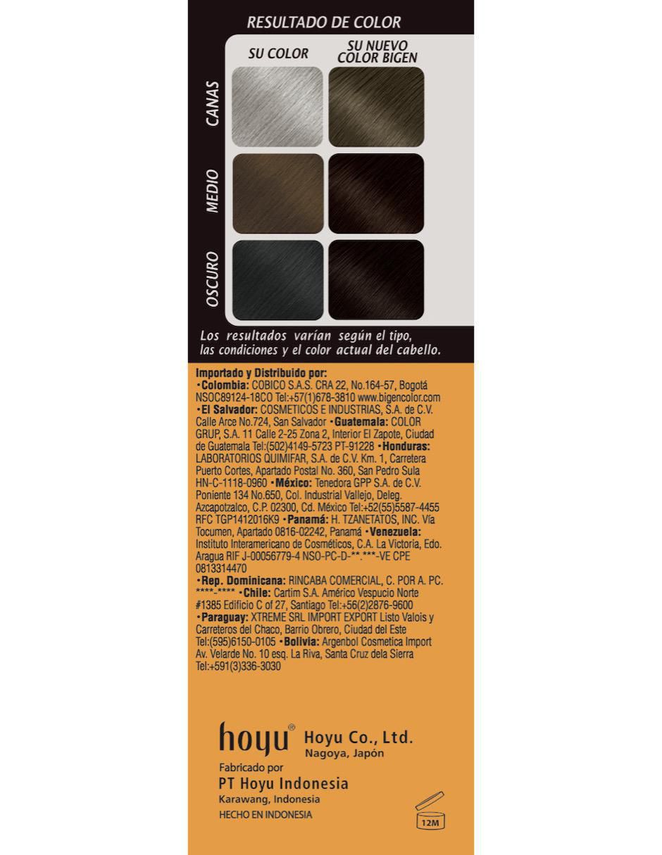 Tinte para cabello permanente en polvo Naturales tono 3.0 castaño obscuro Tinte para cabello permanente en polvo Naturales tono 3.0 castaño obscuro