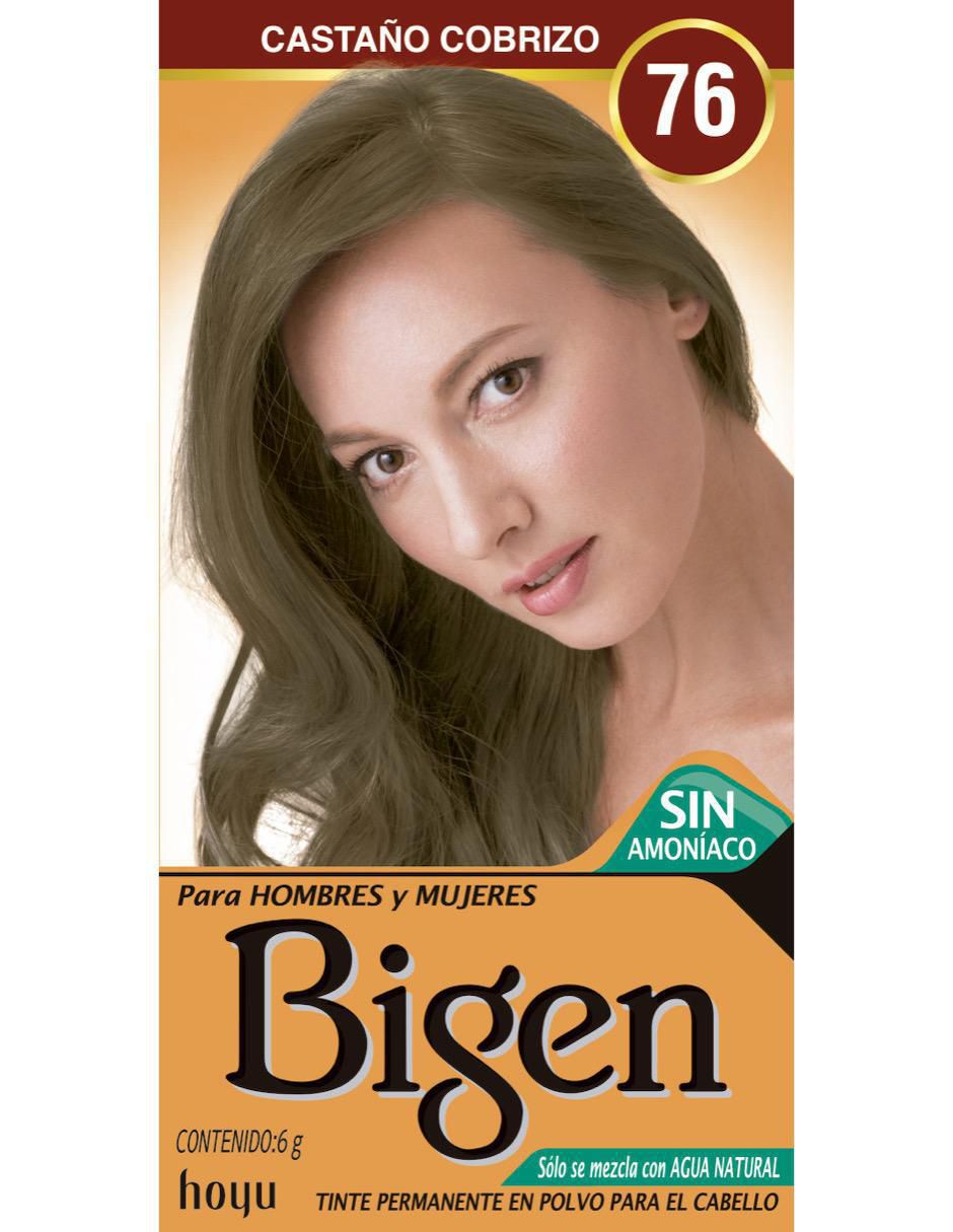 Tinte para cabello permanente en polvo Bigen Matices tono 4.65 castaño rojizo caoba