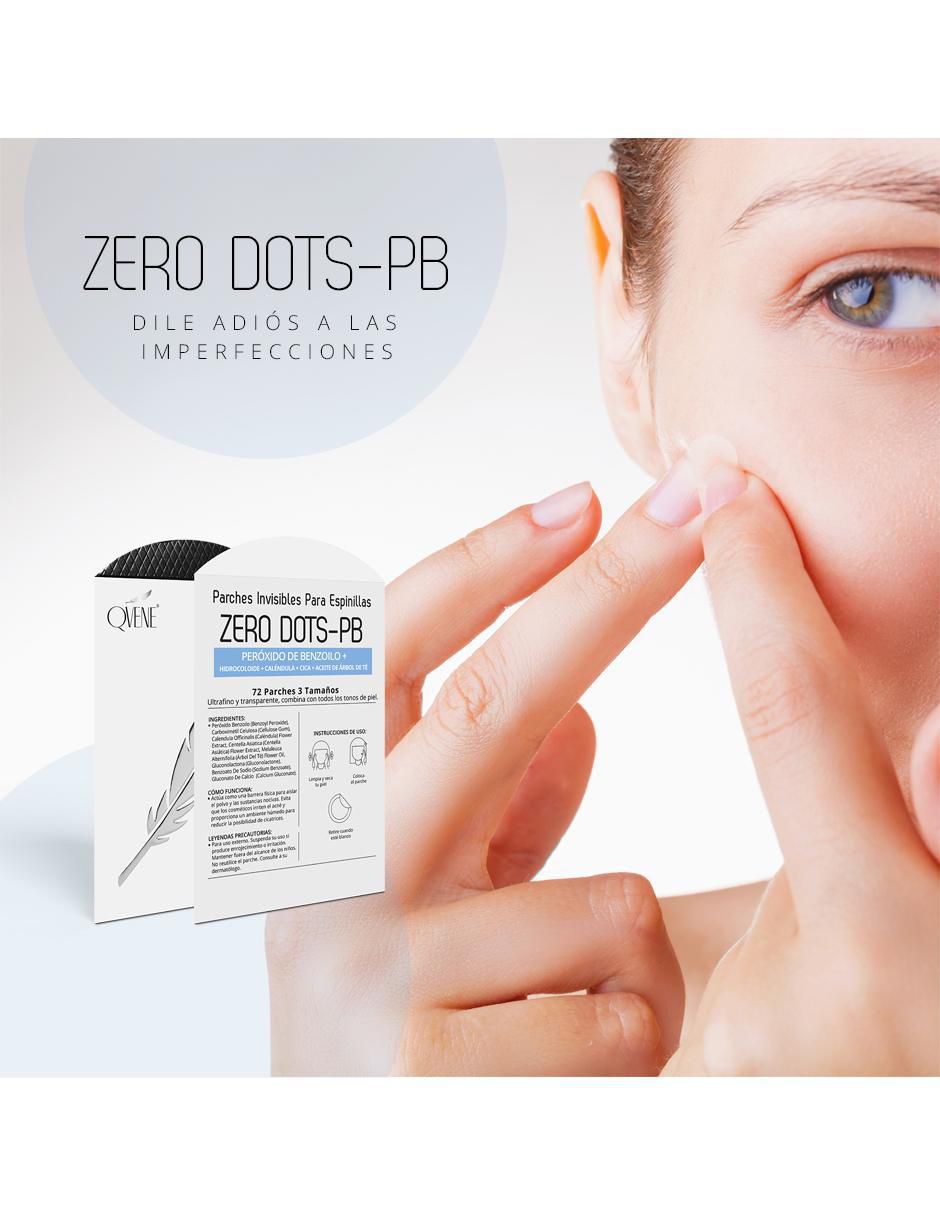Parches para acné zero dots-pb peróxido benzolio Qvene