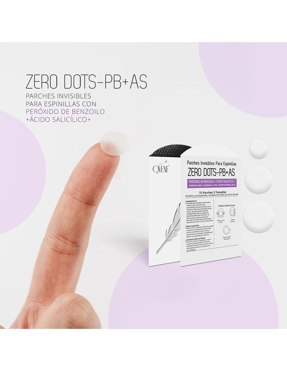 Parches para acné zero dots-pb+as peróxido benzoilo y ácido salicílico Parches para acné zero dots-pb+as peróxido benzoilo y ácido salicílico