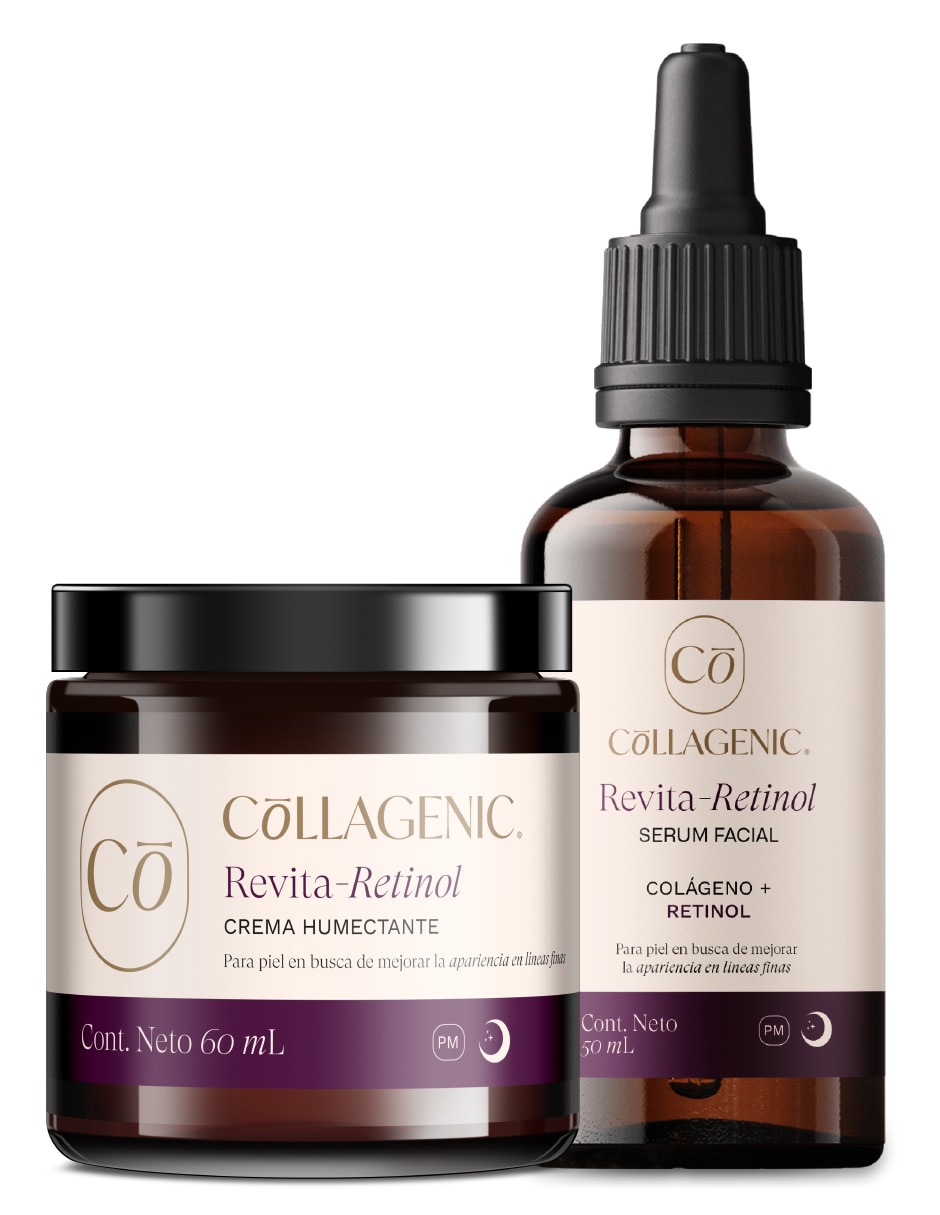Tratamiento facial antiarrugas Sérum Retinol + Hidratante en crema 1