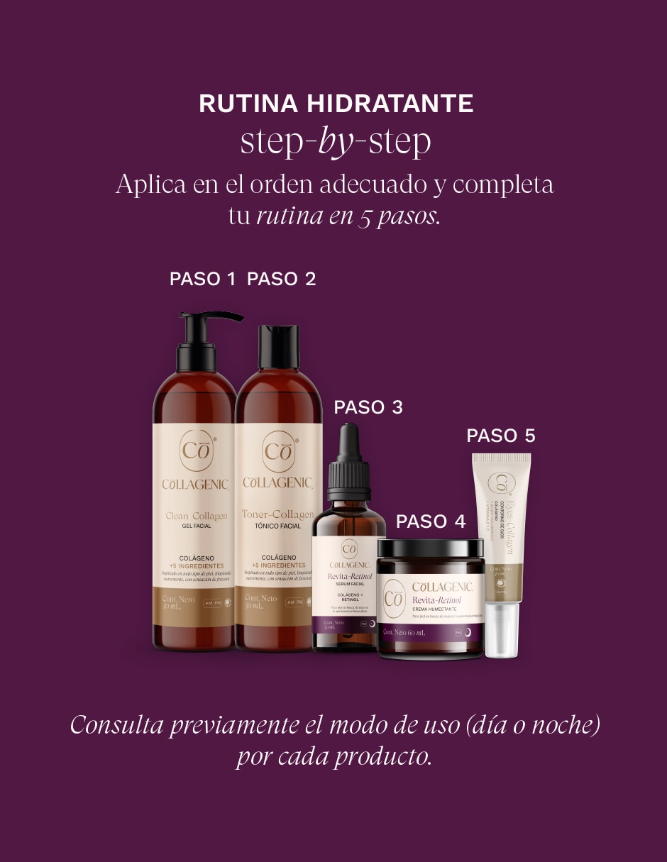 Tratamiento facial antiarrugas Sérum Retinol + Hidratante en crema 6