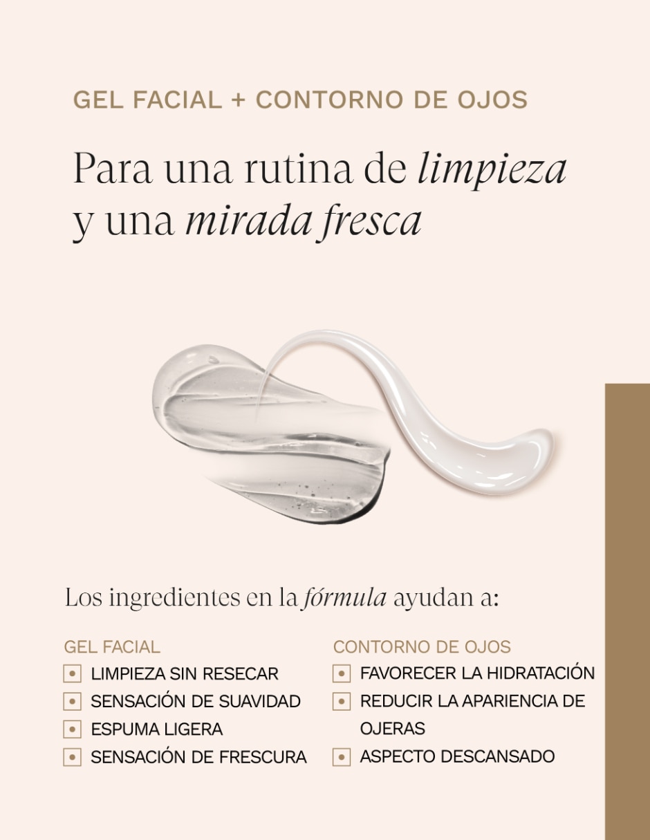 Tratamiento facial Contorno de Ojos + Jabón en Gel antiedad 2