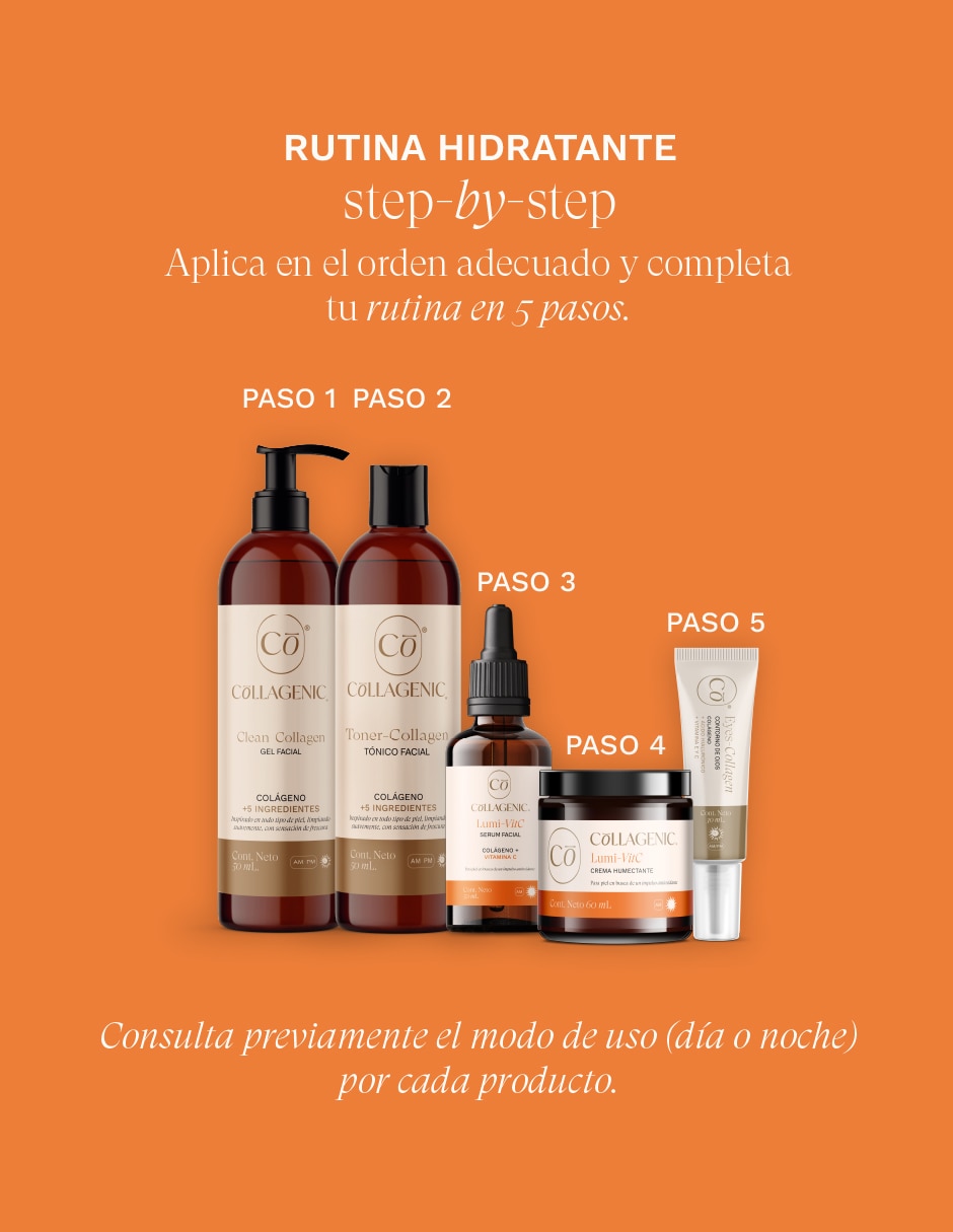 Tratamiento facial aclarante Sérum +Crema antiedad 6