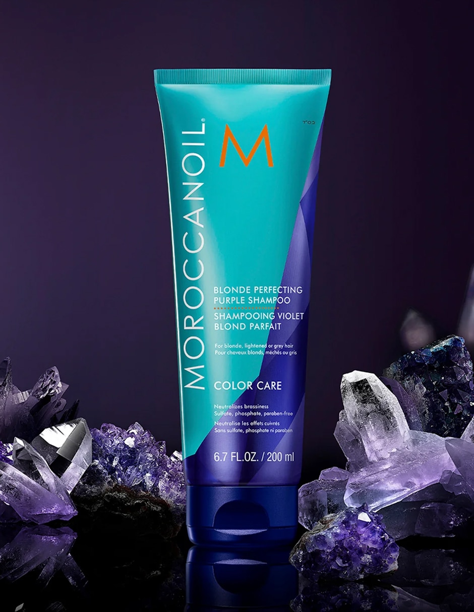 Shampoo protector de color para cabello violeta rubios perfectos 200 ml 4