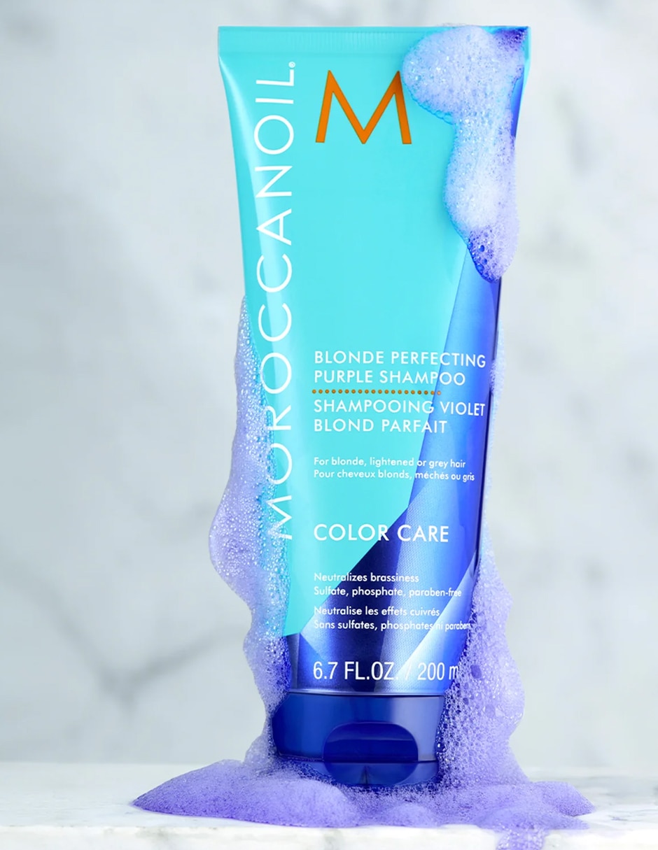 Shampoo protector de color para cabello violeta rubios perfectos 200 ml 3