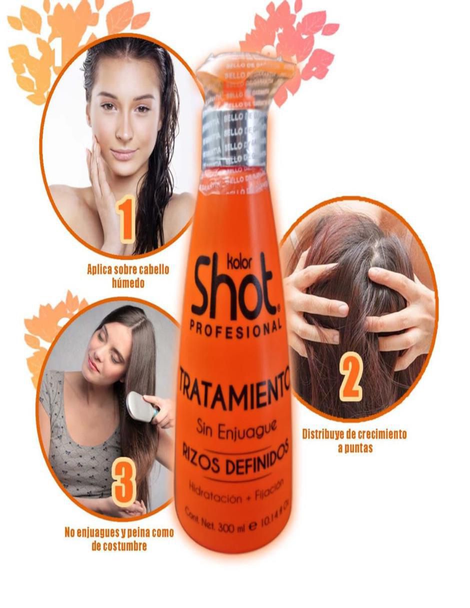 Tratamiento capilar hidratante Kolor Shot Profesional