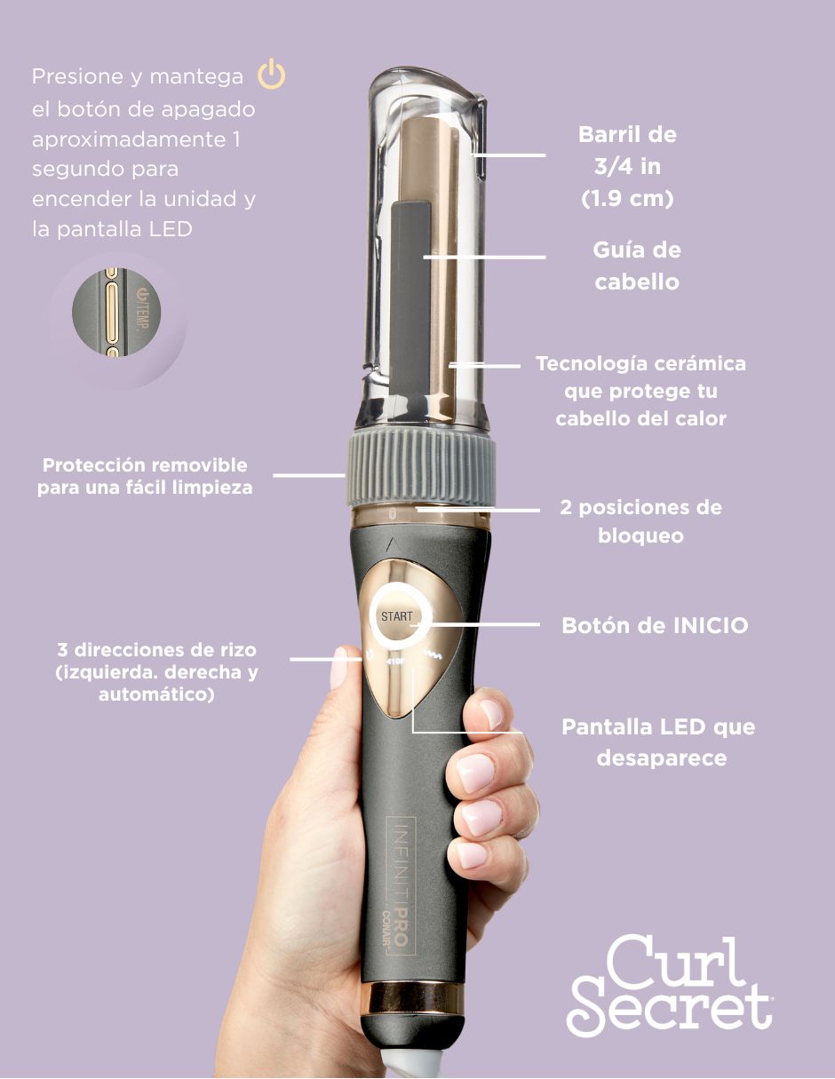 Rizadora Cd1031es 19 mm de cerámica 7