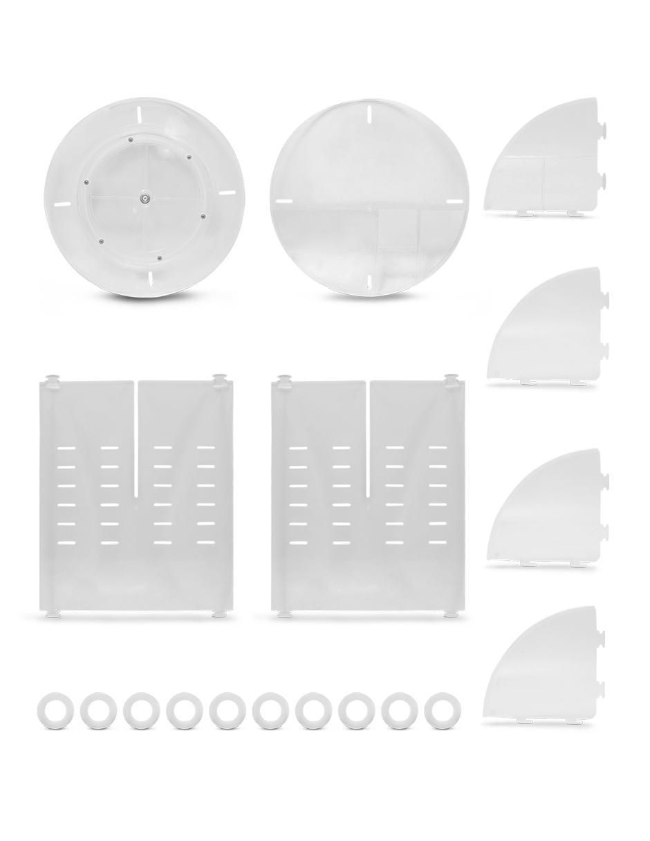 Organizador de cosmeticos armable 2