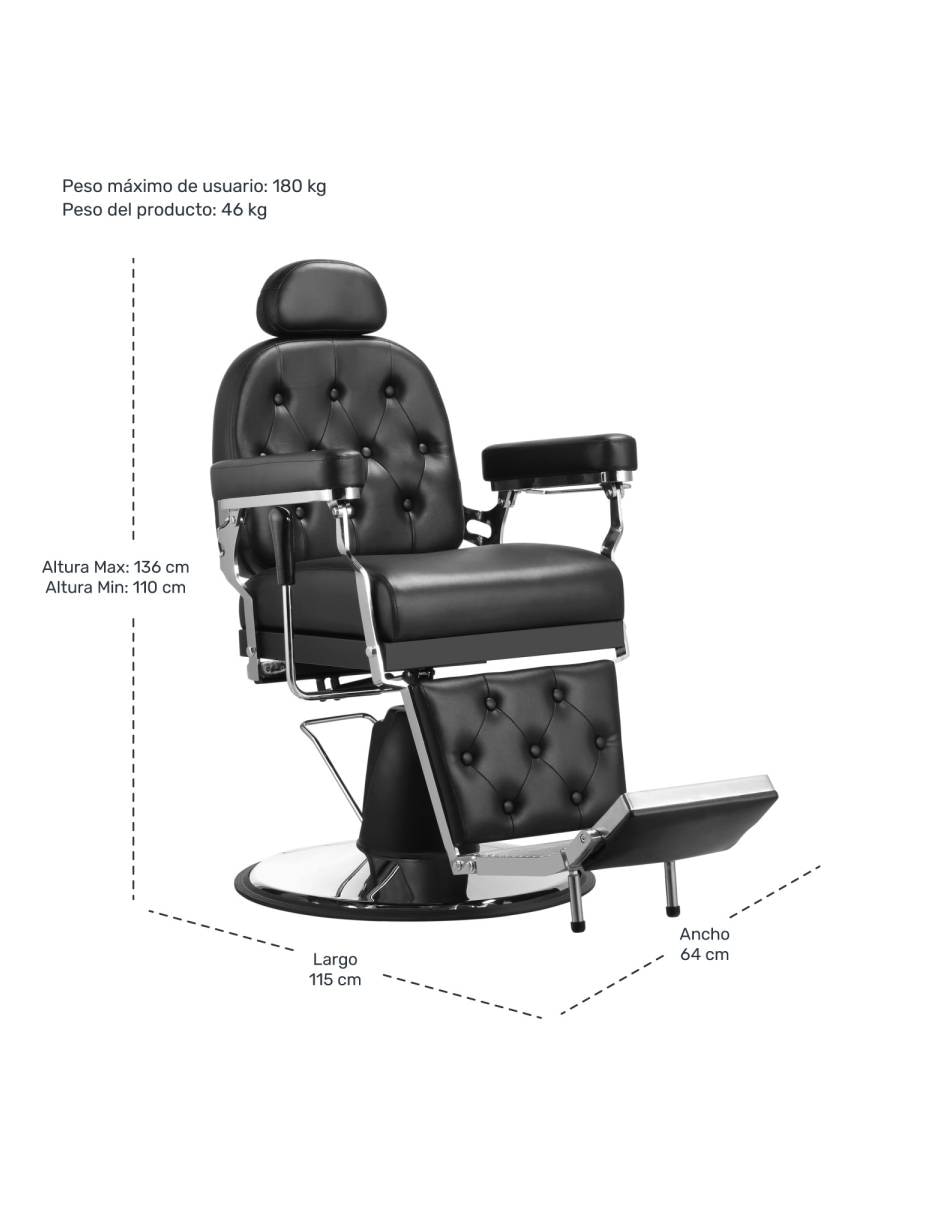 Sillón para barbería 15