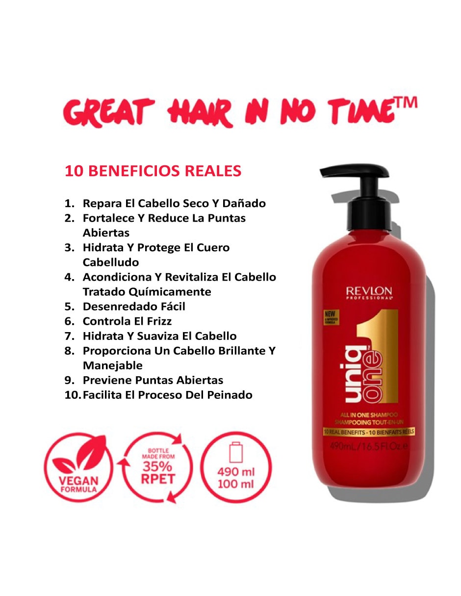 Shampoo para cabello 490 ml 3
