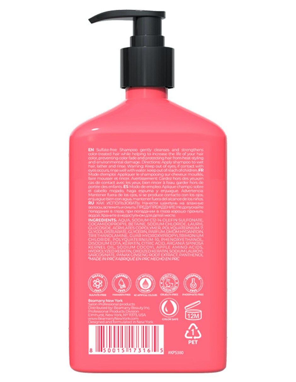 Shampoo reparador para cabello 380 ml 2