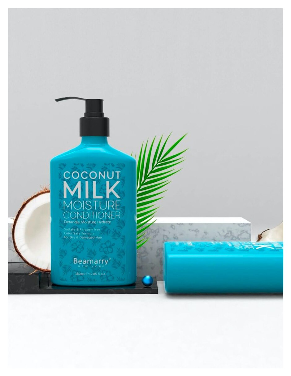 Acondicionador para cabello Coconut Milk Moisture conditioner Beamarry 380 ml