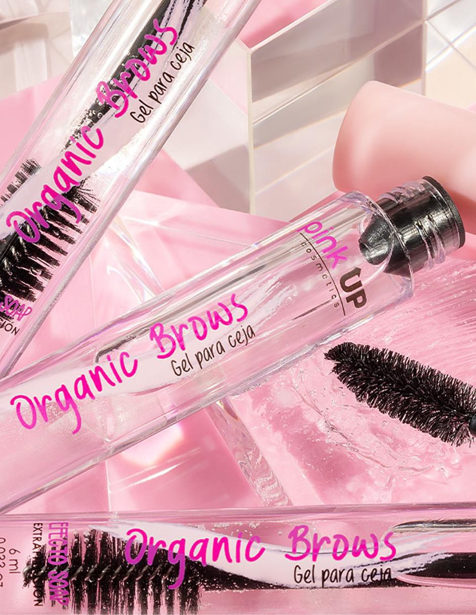 Gel para cejas Pink Up Cosmetics Organic Brows a prueba de agua