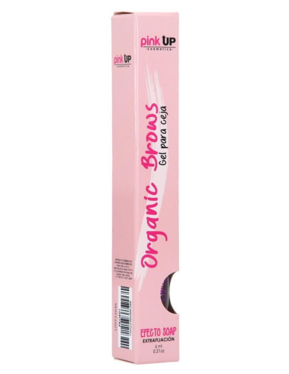 Gel para cejas Pink Up Cosmetics Organic Brows a prueba de agua