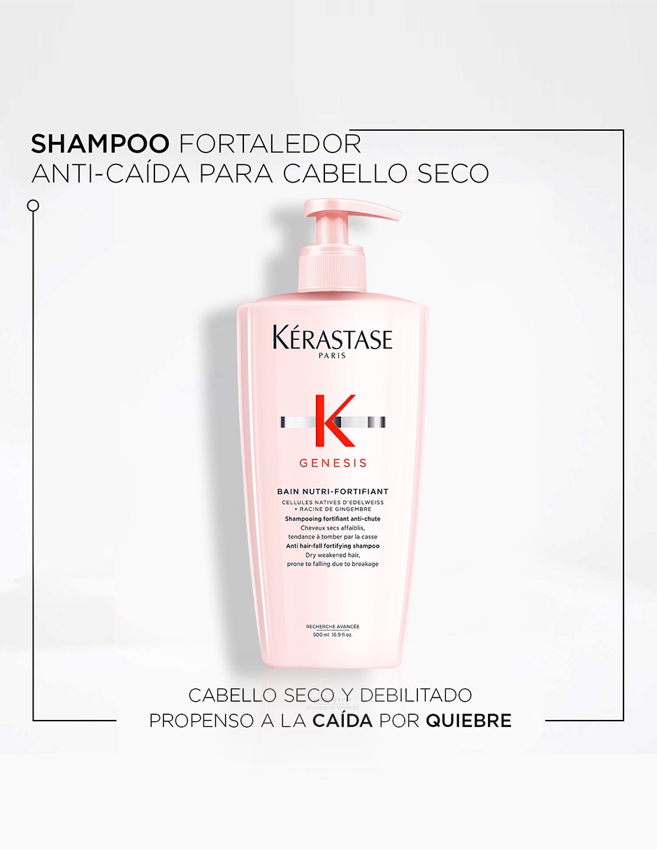 Shampoo anticaída para cabello Bain Nutri-Fortifiant 500 ml 5