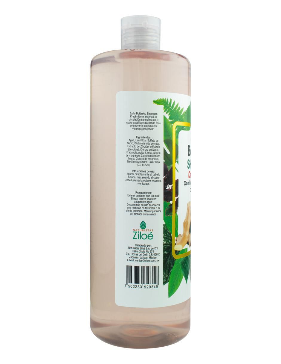 Shampoo para cabello Baño Botánico Crecimiento Shampoo para cabello Baño Botánico Crecimiento