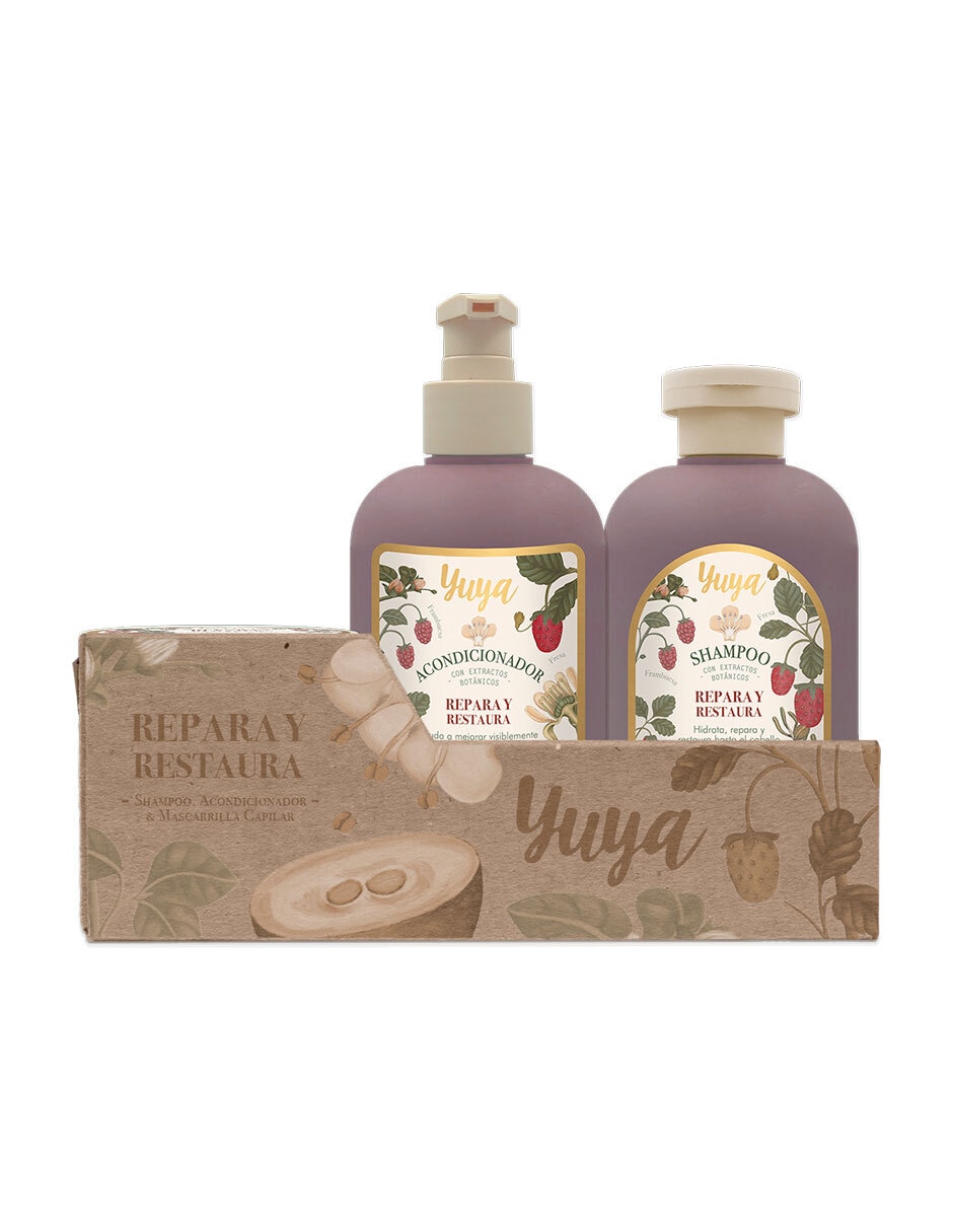 Set de shampoo para cabello Repara y Restaura 2